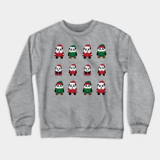 Christmas panda Crewneck Sweatshirt